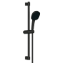 Grohe Tempesta Shower System with Hand Shower, Slide Bar, and Hose Matte Black
