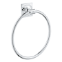 Grohe Allure New 7-7/8" Wall Mounted Towel Ring Starlight Chrome