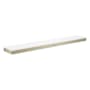 Grohe Allure New 24" Glass and Metal Bathroom Shelf Brushed Nickel