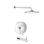 Grohe Essence Tub and Shower Package with 1.75 GPM Single Function Shower Head - Valve Included Starlight Chrome