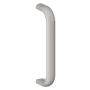 Hager 12" Center to Center Oval Wrought Door Pull from the Pulls Collection Satin Stainless