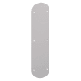 Hager 3.5" x 15" 1-3/4" Radius Round Corner Push Plate .062" Thick from the Push Plates Collection Satin Chrome