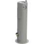 Halsey Taylor Hose Bib for Tubular Fountains with Spigot Powder Coat Gray