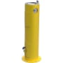 Halsey Taylor Hose Bib for Tubular Fountains with Spigot Powder Coat Yellow