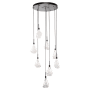 Hammerton Studio Blossom 8 Light 27" Wide LED Multi Light Pendant Matte Black