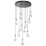 Hammerton Studio Blossom 11 Light 33" Wide LED Multi Light Pendant Matte Black