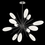 Hammerton Studio Fiori 12 Light 34" Wide LED Sputnik Chandelier - 3000K Graphite / White