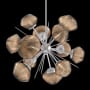 Hammerton Studio Mesa 12 Light 30" Wide LED Abstract Sputnik Chandelier - 3000K Classic Silver / Mesa Bronze