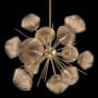Hammerton Studio Mesa 12 Light 30" Wide LED Abstract Sputnik Chandelier - 3000K Gilded Brass / Mesa Bronze