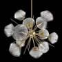 Hammerton Studio Mesa 12 Light 30" Wide LED Abstract Sputnik Chandelier - 3000K Gilded Brass / Mesa Smoke