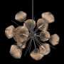 Hammerton Studio Mesa 12 Light 30" Wide LED Abstract Sputnik Chandelier - 3000K Graphite / Mesa Bronze