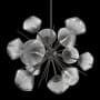 Hammerton Studio Mesa 12 Light 30" Wide LED Abstract Sputnik Chandelier - 3000K Graphite / Mesa Smoke
