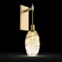 Hammerton Studio Ellisse 24" Tall Wall Sconce Gilded Brass / Ellisse Amber