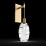 Hammerton Studio Ellisse 24" Tall Wall Sconce Gilded Brass / Ellisse Clear