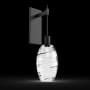 Hammerton Studio Ellisse 24" Tall Wall Sconce Matte Black / Ellisse Clear
