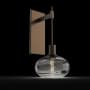Hammerton Studio Coppa 18" Tall Wall Sconce Flat Bronze / Optic Smoke