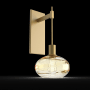 Hammerton Studio Coppa 18" Tall Wall Sconce Gilded Brass / Optic Amber