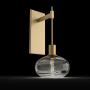 Hammerton Studio Coppa 18" Tall Wall Sconce Gilded Brass / Optic Smoke