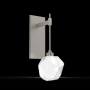 Hammerton Studio Gem 18" Tall LED Wall Sconce - 2700K Beige Silver / Clear