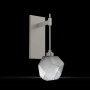 Hammerton Studio Gem 18" Tall LED Wall Sconce - 2700K Beige Silver / Smoke