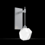 Hammerton Studio Gem 18" Tall LED Wall Sconce - 2700K Classic Silver / Clear