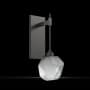 Hammerton Studio Gem 18" Tall LED Wall Sconce - 2700K Graphite / Smoke