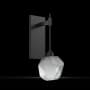 Hammerton Studio Gem 18" Tall LED Wall Sconce - 2700K Matte Black / Smoke