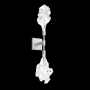 Hammerton Studio Blossom 2 Light 25" Tall LED Wall Sconce - 3000K Classic Silver / Clear