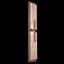 Hammerton Studio Glacier 2 Light 34" Tall LED Wall Sconce - 2700K Burnished Bronze / Clear