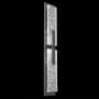 Hammerton Studio Glacier 2 Light 34" Tall LED Wall Sconce - 3000K Graphite / Clear