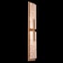 Hammerton Studio Glacier 2 Light 34" Tall LED Wall Sconce - 2700K Novel Brass / Clear