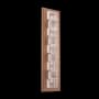Hammerton Studio Tessera 28" Tall LED Wall Sconce - 3000K Burnished Bronze / Tetro Glass