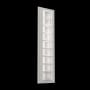 Hammerton Studio Tessera 28" Tall LED Wall Sconce - 3000K Beige Silver / Pave Glass