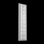 Hammerton Studio Tessera 28" Tall LED Wall Sconce - 3000K Classic Silver / Pave Glass