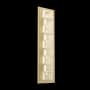 Hammerton Studio Tessera 28" Tall LED Wall Sconce - 3000K Gilded Brass / Tetro Glass