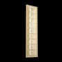 Hammerton Studio Tessera 28" Tall LED Wall Sconce - 3000K Gilded Brass / Pave Glass