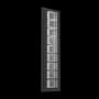 Hammerton Studio Tessera 28" Tall LED Wall Sconce - 3000K Matte Black / Pave Glass