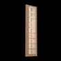 Hammerton Studio Tessera 28" Tall LED Wall Sconce - 3000K Novel Brass / Pave Glass