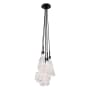 Hammerton Studio Blossom 6 Light 13" Wide LED Multi Light Pendant Matte Black