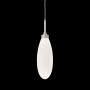 Hammerton Studio Fiori 6" Wide LED Mini Pendant - 3000K Beige Silver / White