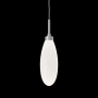 Hammerton Studio Fiori 6" Wide LED Mini Pendant - 3000K Classic Silver / White