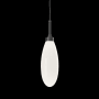 Hammerton Studio Fiori 6" Wide LED Mini Pendant - 3000K Graphite / White