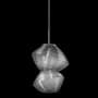 Hammerton Studio Mesa 9" Wide LED Abstract Mini Pendant - 2700K Graphite / Mesa Smoke