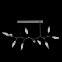 Hammerton Studio Rock Crystal 10 Light 68" Wide LED Abstract Chandelier - 3000K Graphite / Smoke
