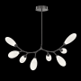 Hammerton Studio Fiori 8 Light 41" Wide LED Abstract Chandelier - 3000K Graphite / White