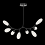 Hammerton Studio Fiori 8 Light 41" Wide LED Abstract Chandelier - 3000K Matte Black / White
