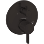 Hansgrohe Ecostat Pressure Balanced Valve Trim Only with Integrated Diverter for 2 Distinct Functions - Less Rough In Matte Black