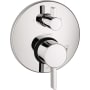 Hansgrohe Ecostat Pressure Balanced Valve Trim Only with Integrated Diverter for 2 Distinct Functions - Less Rough In Matte White