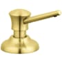 Hansgrohe iBox Traditional Soap Dispenser with 12 oz Bottle Capacity Brushed Gold Optic