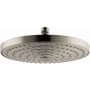 Hansgrohe Raindance Select S 1.8 (GPM) Multi-Function Rain Shower Head - Limited Lifetime Warranty Brushed Nickel